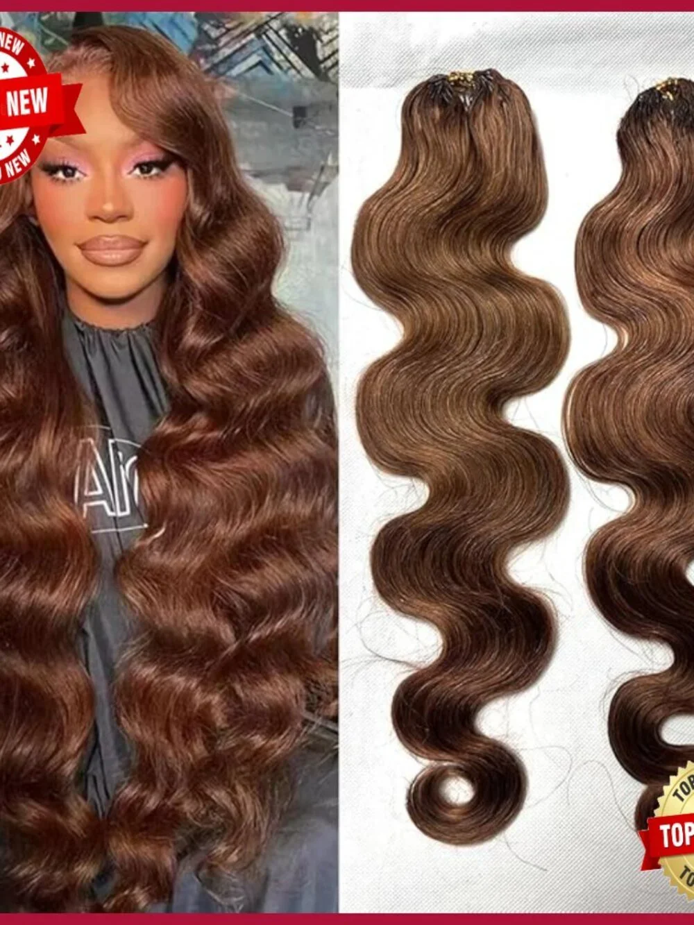 18 Inch Human Hair Extensions Knotless Crochet Pre-Separated Feather Light